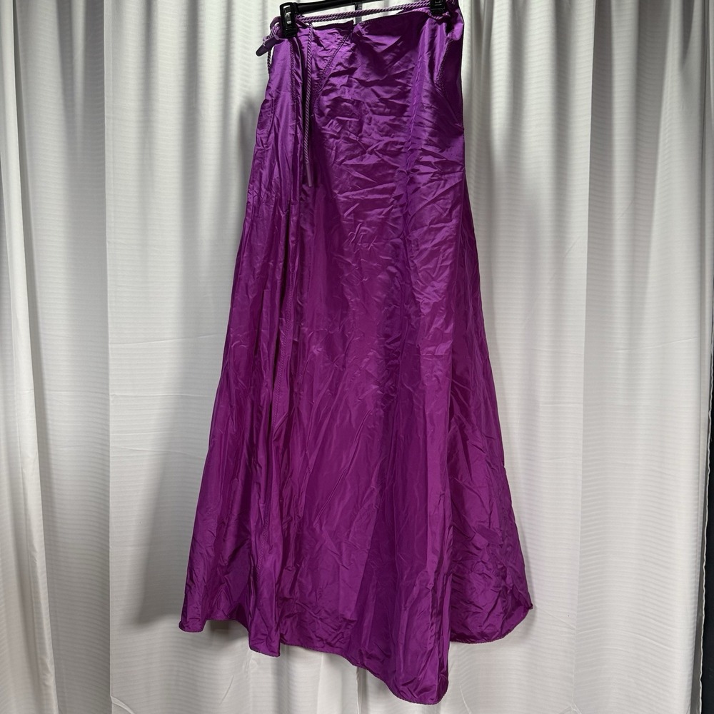 RALPH LAUREN Paityn Silk Taffeta Maxi Skirt Bright Berry Purple Label RUNWAY 6 - Picture 4 of 10